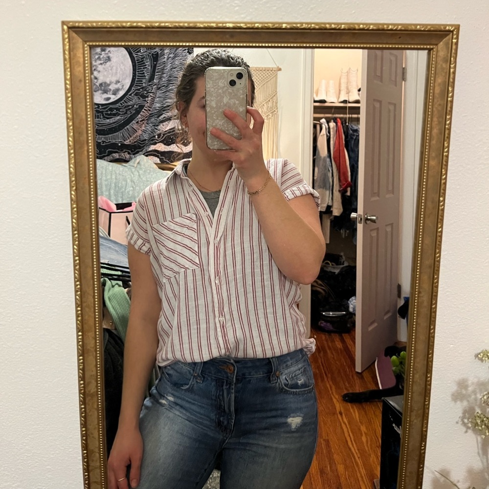Striped Button Up Shirt